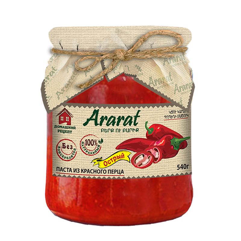 Hot red pepper paste &quot;Ararat&quot; 540 g photo