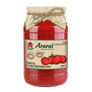 Tomato in their own juice &quot;Ararat&quot; 980 g