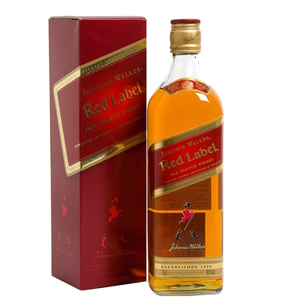 Johnnie Walker Red Label 0.75 L with tin gift box