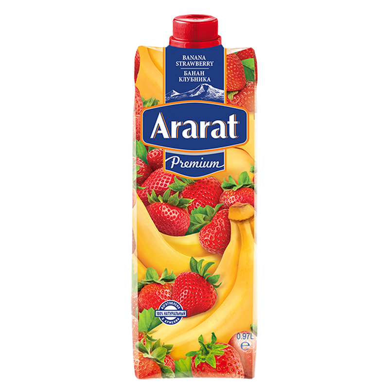 Բանանաելակային հյութ պարունակող ըմպելիք Ararat Premium 0.97 լ photo