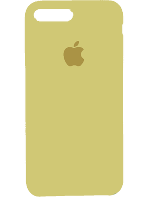 Apple Silicone Case for iPhone 7 Plus/8 Plus  (Light Yellow)