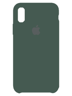 Apple Silicone Case for iPhone XR (Dark Green)