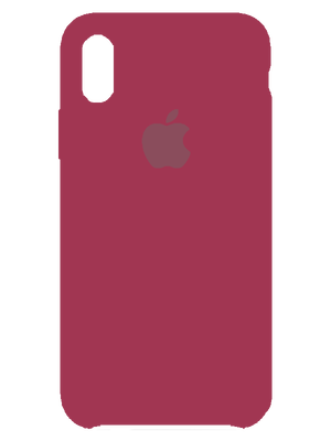 Apple Silicone Case for iPhone XR (Violet Red) photo