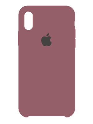 Apple Silicone Case for iPhone X/Xs (Темно Розовый) photo