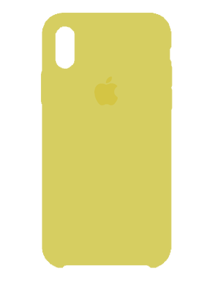 Apple Silicone Case for iPhone X/Xs (Light Yellow) photo