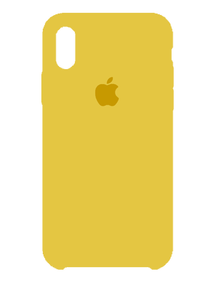 Apple Silicone Case for iPhone X/Xs (Yellow)