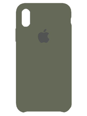 Apple Silicone Case for iPhone X/Xs (Dark Green)