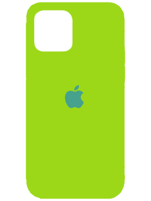 Apple Silicone Case for iPhone 12/12 Pro (Ярко Зеленый)