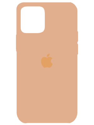 Apple Silicone Case for iPhone 12 Mini (Light Orange)