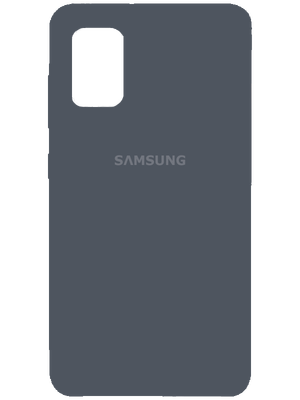 Samsung Silicone Case for Samsung Galaxy A41 (Dark Blue) photo