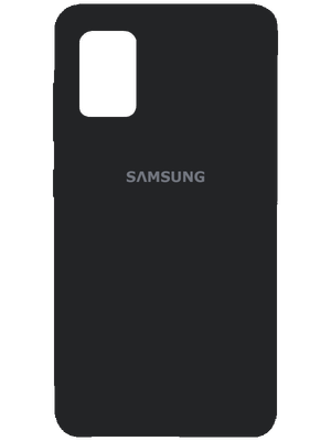 Samsung Silicone Case for Samsung Galaxy A41 (Черный)