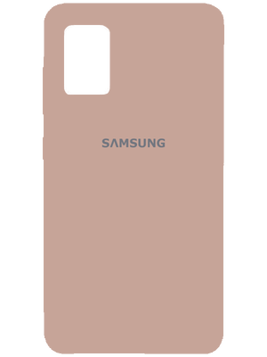 Samsung Silicone Case for Samsung Galaxy A41 (Beige)