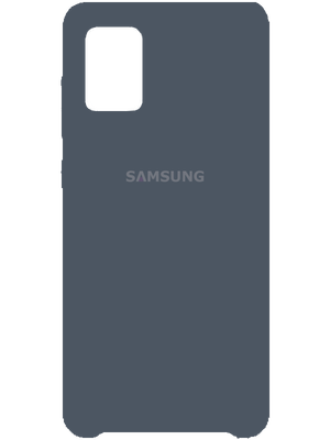 Samsung Silicone Case for Samsung Galaxy A71 (Dark Blue) photo