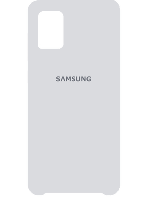 Samsung Silicone Case for Samsung Galaxy A71 (White) photo