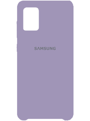 Samsung Silicone Case for Samsung Galaxy A71 (Light Purple)