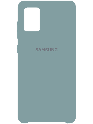 Samsung Silicone Case for Samsung Galaxy A71 (Teal) photo