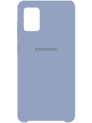 Samsung Silicone Case for Samsung Galaxy A71 (Light Blue)
