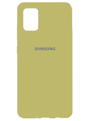 Samsung Silicone Case for Samsung Galaxy A31 (Dark Yellow) photo
