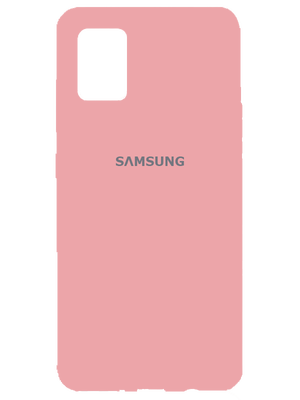 Samsung Silicone Case for Samsung Galaxy A31 (Pastel Pink)