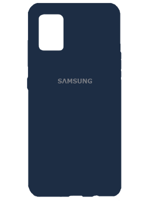 Samsung Silicone Case for Samsung Galaxy A31 (Dark Blue) photo