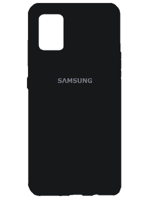 Samsung Silicone Case for Samsung Galaxy A31 (Black)