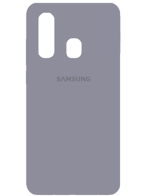 Samsung Silicone Case for Samsung Galaxy A20s (Light Purple)
