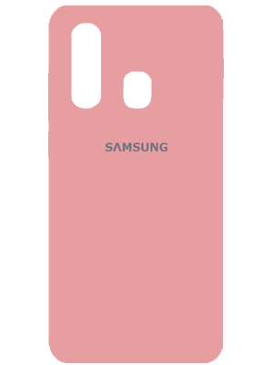 Samsung Silicone Case for Samsung Galaxy A20s (Pink) photo