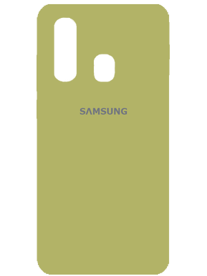 Samsung Silicone Case for Samsung Galaxy A20s (Light Green)