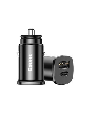 Baseus Car Charger PPS 30W Max Type-C + USB Dual Port (CCALL-AS01) (Սև) photo