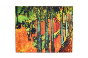 Vincent van Gogh «Autumn falling leaves» AF086