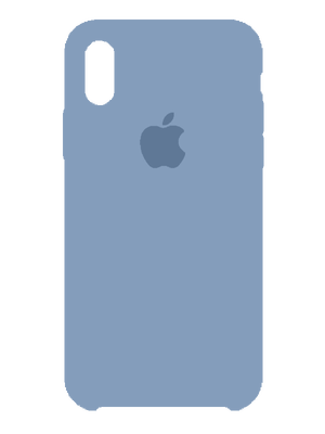 Apple Silicone Case for iPhone X/Xs (Синий)