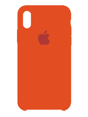 Apple Silicone Case for iPhone X/Xs (Նարնջագույն)