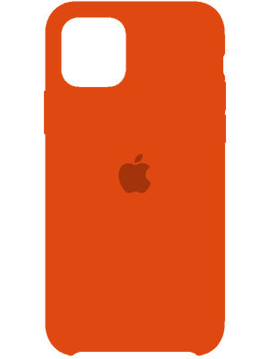 Apple Silicone Case for iPhone 11 Pro (Кораллово Оранжевый)