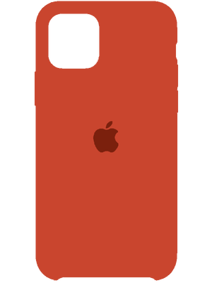 Apple Silicone Case for iPhone 11 Pro (Մուգ Նարնջագույն)