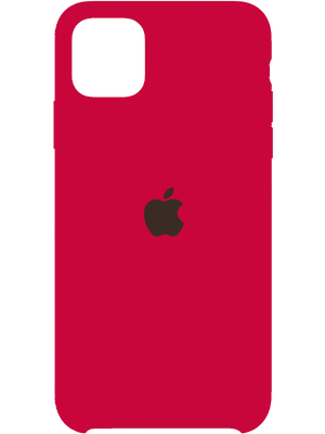 Apple Silicone Case for iPhone 11 Pro Max (Ярко Розовый)