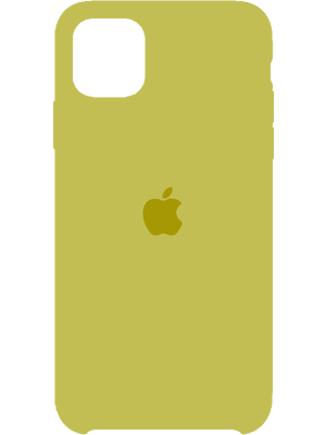 Apple Silicone Case for iPhone 11 Pro Max (Светло Желтого)