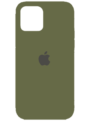Apple Silicone Case for iPhone 12/12 Pro (Dark Green)
