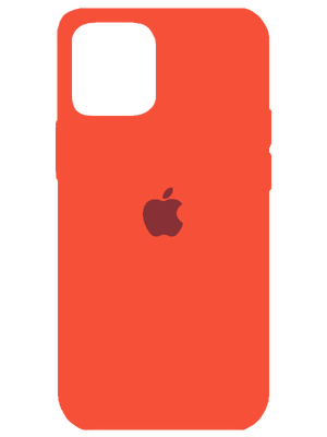 Apple Silicone Case for iPhone 12 Mini (Coral Orange)