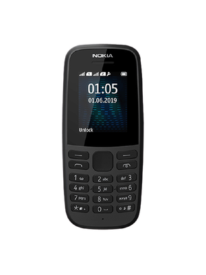 Nokia 105 2 Sim (Սև)