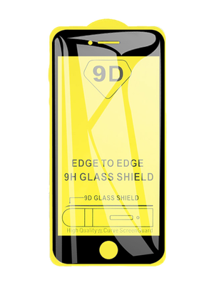 9D Glass for iPhone 7/8/SE (Черный)