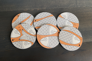 Collection Of Coasters “Fish” AF210