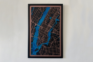 Decor &quot;Map Of New York&quot; AF251