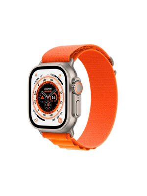 Apple Watch Ultra 49mm Titanium (Orange Alpine Loop)