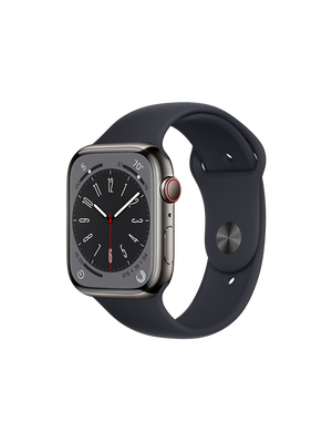 Apple Watch S8 45mm Stainless Steel (Սև)