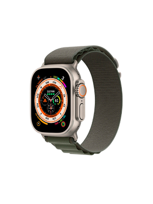 Apple Watch Ultra 49mm Titanium (Green Alpine Loop)