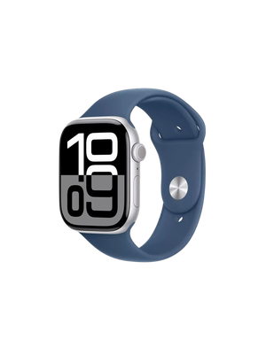 Apple Watch Series 10 42mm Aluminum GPS + Cellular (Серебряный)