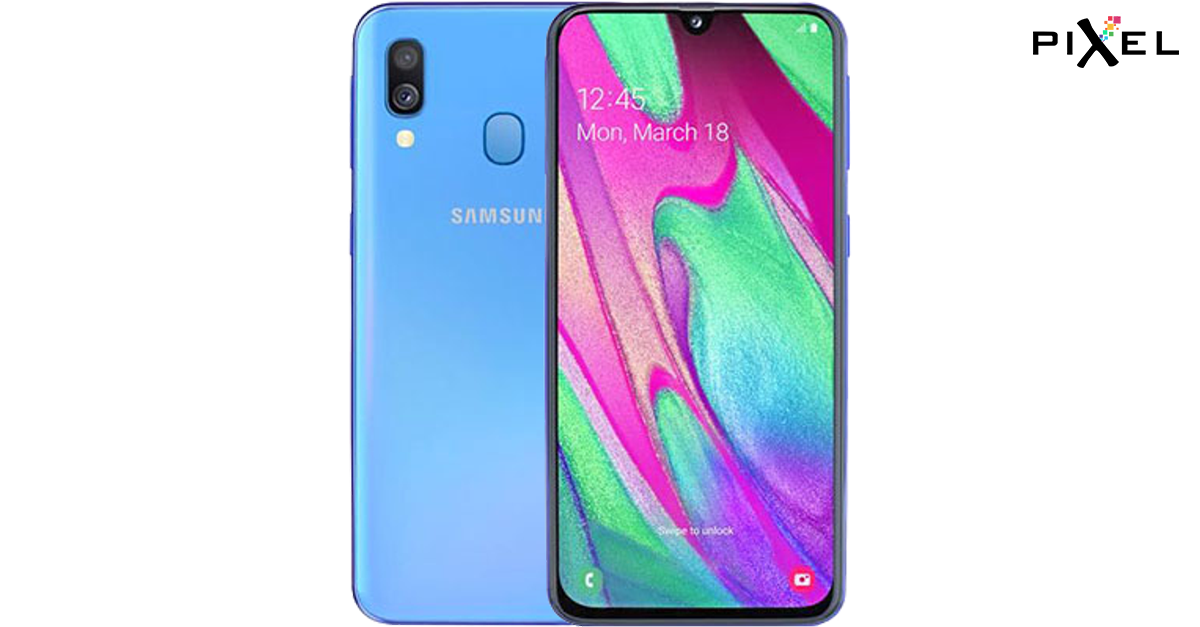 galaxy a40 blue