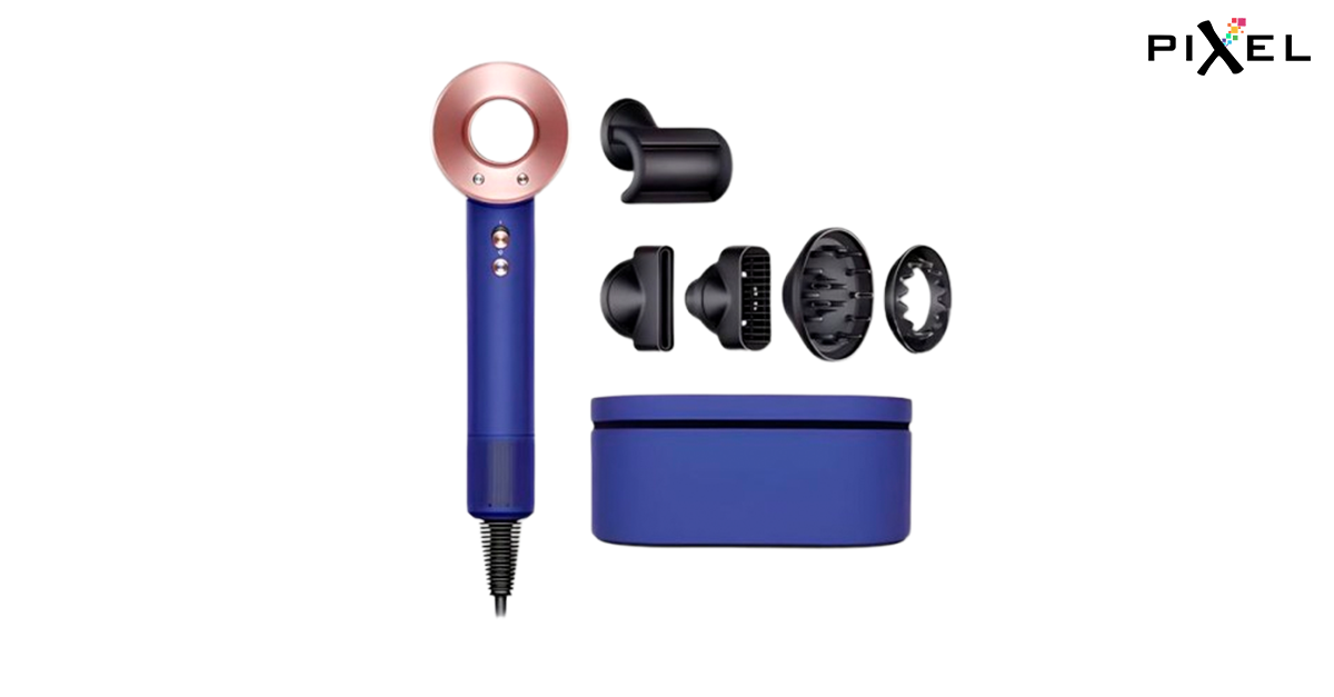 ヘアドライヤー Dyson hair dryer HD08 Blue/Rose Dyson Supersonic™ hair dryer with complimentary accessories
